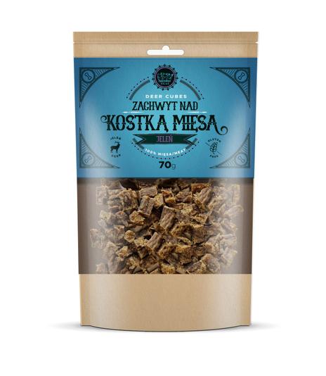 Zachwyt nad kostką mięsa Jeleń Trzypsy 70g