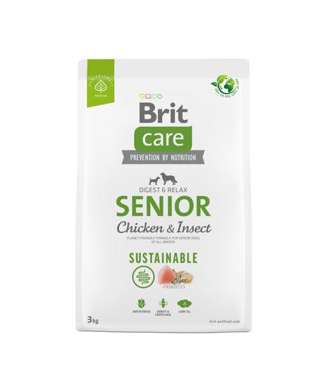 Brit Care Dog Sustainable Senior Chicken & Insect 3kg