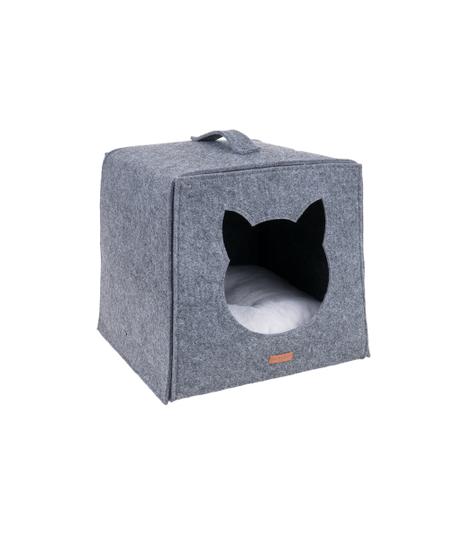 Filcowy domek dla kota 2w1 Hygge Kostka