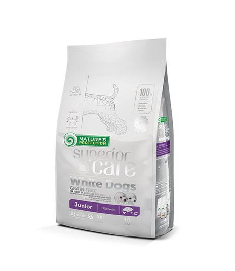 Nature's Protection Superior Care White GF Salmon Junior All Breeds 10kg