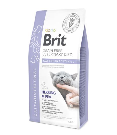 Brit Veterinary Diets Cat GF Gastrointestinal Herring & Pea 5kg
