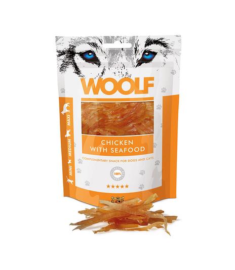 Woolf Chicken with Seafood 100g
