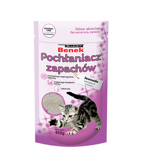 Benek Pochłaniacz zapachów Lawenda - 450g