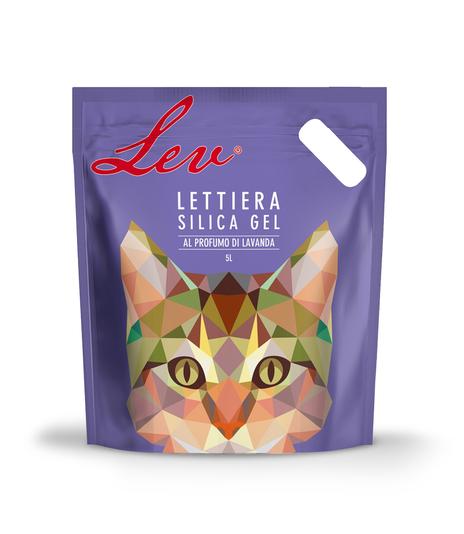 Żwirek silikonowy LEV 5l lawendowy