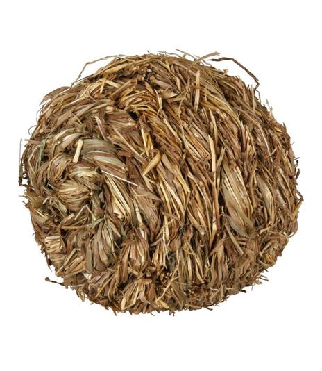 Piłka z trawy z dzwonkiem - 10cm