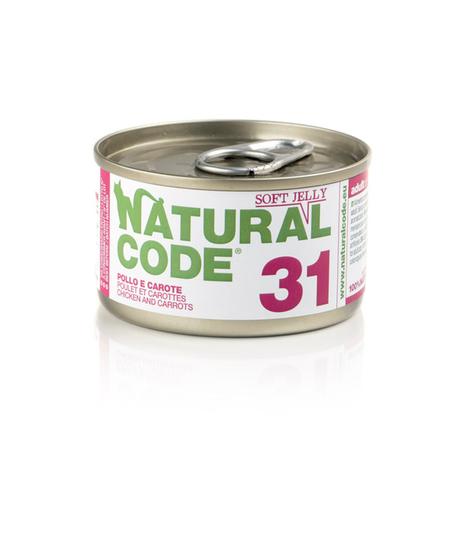 Natural Code Cat 31 Chicken and carrots in jelly 85g