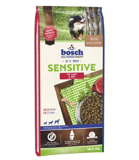 Bosch Sensitive Lamb & Rice - 15kg