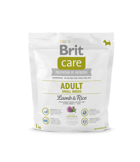 Brit Care Adult Small Breed Lamb & Rice 1kg