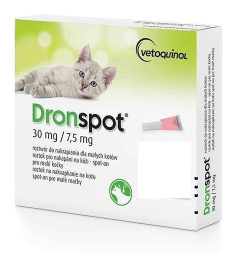 Dronspot 30mg - roztwór dla kotów do 2,5kg 1szt