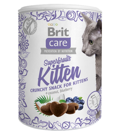 Brit Care Cat Snack Superfruits Kitten 100g