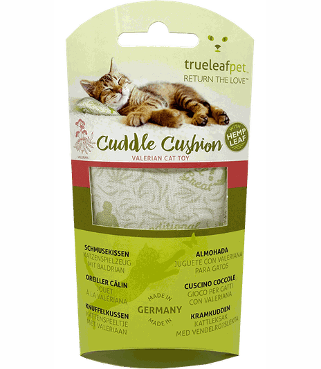 Poduszka dla kota z konopiami i walerianą True Hemp