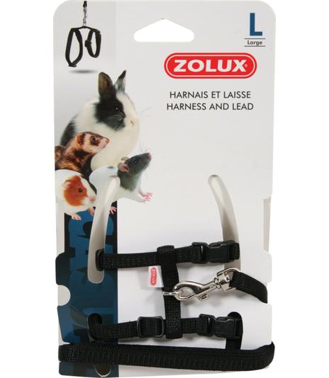 Szelki i smycz dla świnki morskiej L