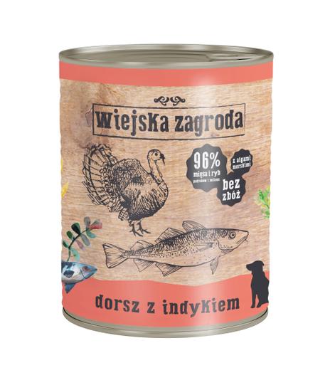 Wiejska Zagroda Dorsz z indykiem 800g