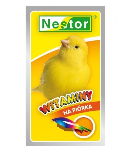 Witaminy dla kanarków 20g - piórka