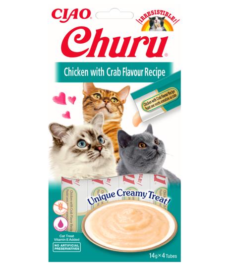 Churu Cat Chicken with Crab Recipe 4x14g