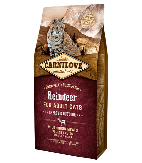 Carnilove Cat Reindeer Energy & Outdoor - 6kg