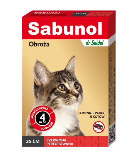 Sabunol obroża dla kota 35cm