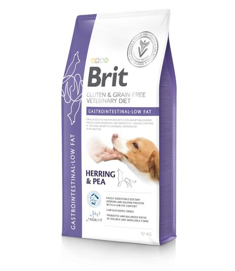 Brit Veterinary Diets Dog GF Gastrointestinal - Low Fat 12kg