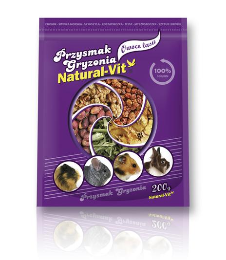 Przysmak Gryzonia Owoce Lasu 200g