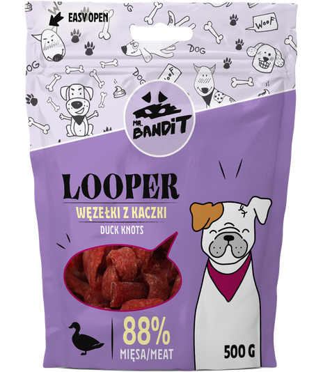 Mr. Bandit Looper Węzełki z kaczki 500g