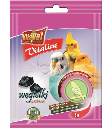 Vitaline węgielki dla ptaków - 8g