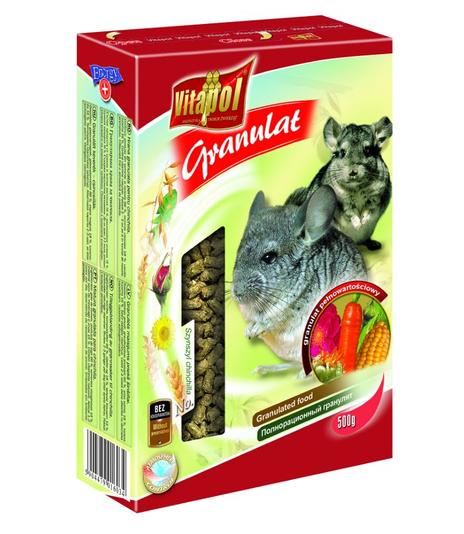 Karma granulowana dla szynszyli 500g