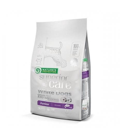 Nature's Protection Superior Care White GF Salmon Junior All Breeds 1,5kg