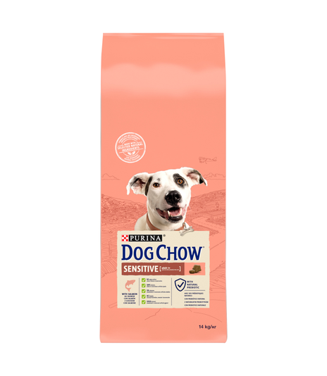 Purina Dog Chow Adult Sensitive 1+ Salmon 14kg