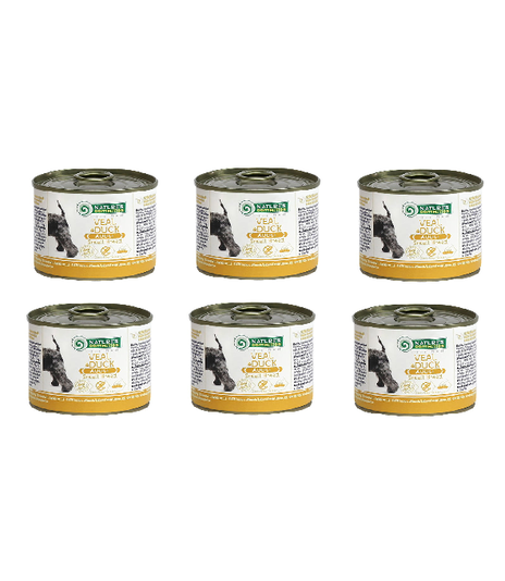 Nature's Protection Adult Small Veal & Duck 6X200g