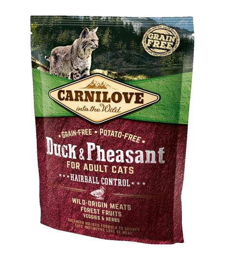 Carnilove Cat Duck & Pheasant Hairball - 0,4kg