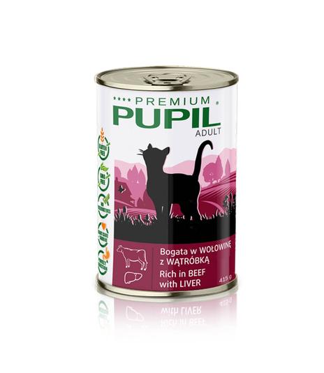 Pupil Premium bogata w wołowinę z wątróbką 415g