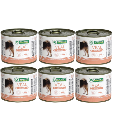 Nature's Protection Adult Veal 6x200g