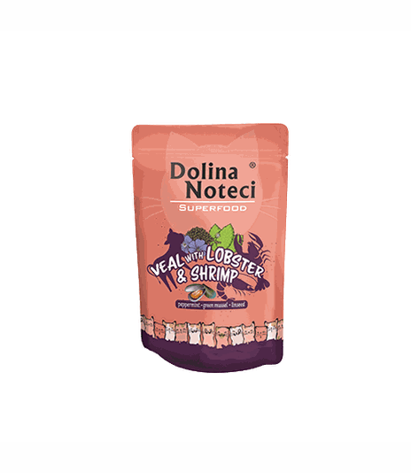 Dolina Noteci Superfood cielęcina, homar, krewetki saszetka 85g