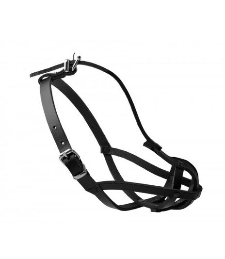 Kaganiec skórzany nitowany 1 Pekińczyk/Maltańczyk