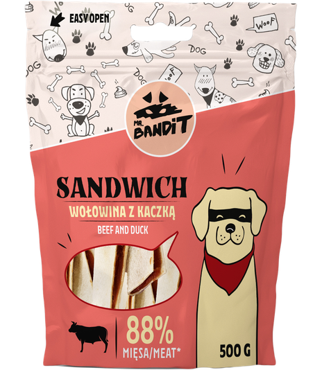 Mr. Bandit Sandwich Wołowina z kaczką 500g
