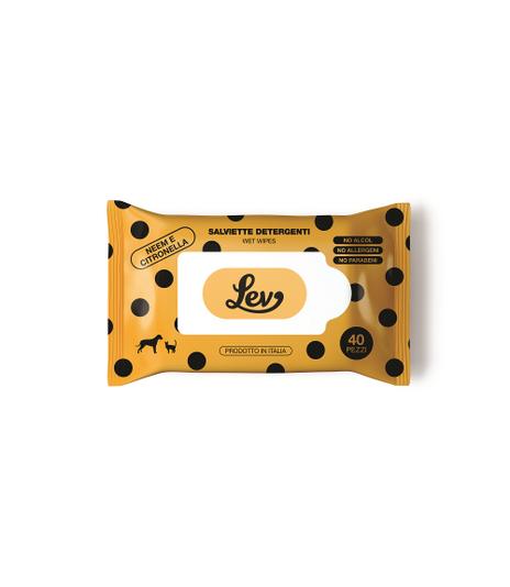 Lev chusteczki nawilżane Olejek Neem 40 szt.