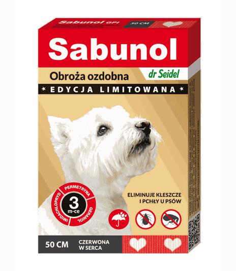 Obroża bójcza Sabunol ozdobna edycja limitowana 50cm