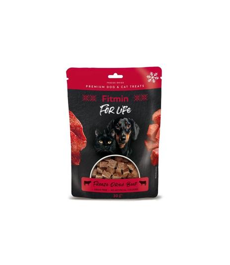 Fitmin For Life Dog & Cat Freeze Dried Beef 30g