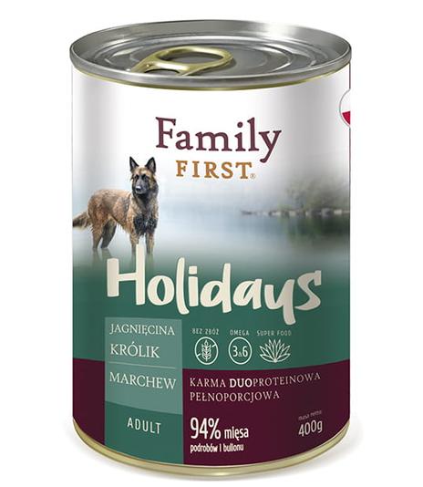 Family First Holidays Jagnięcina i królik 400g